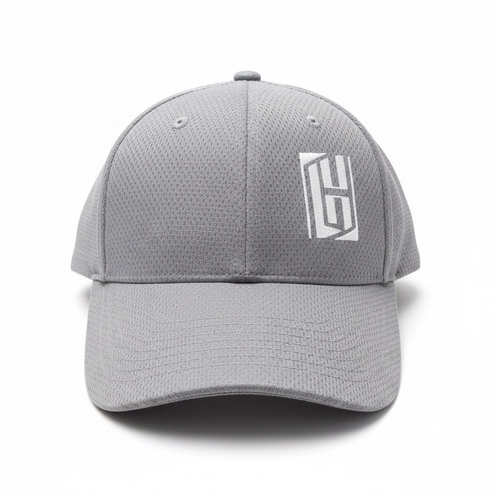 HG Moisture Management Gray Adjustable Performance Hat One Size Cap